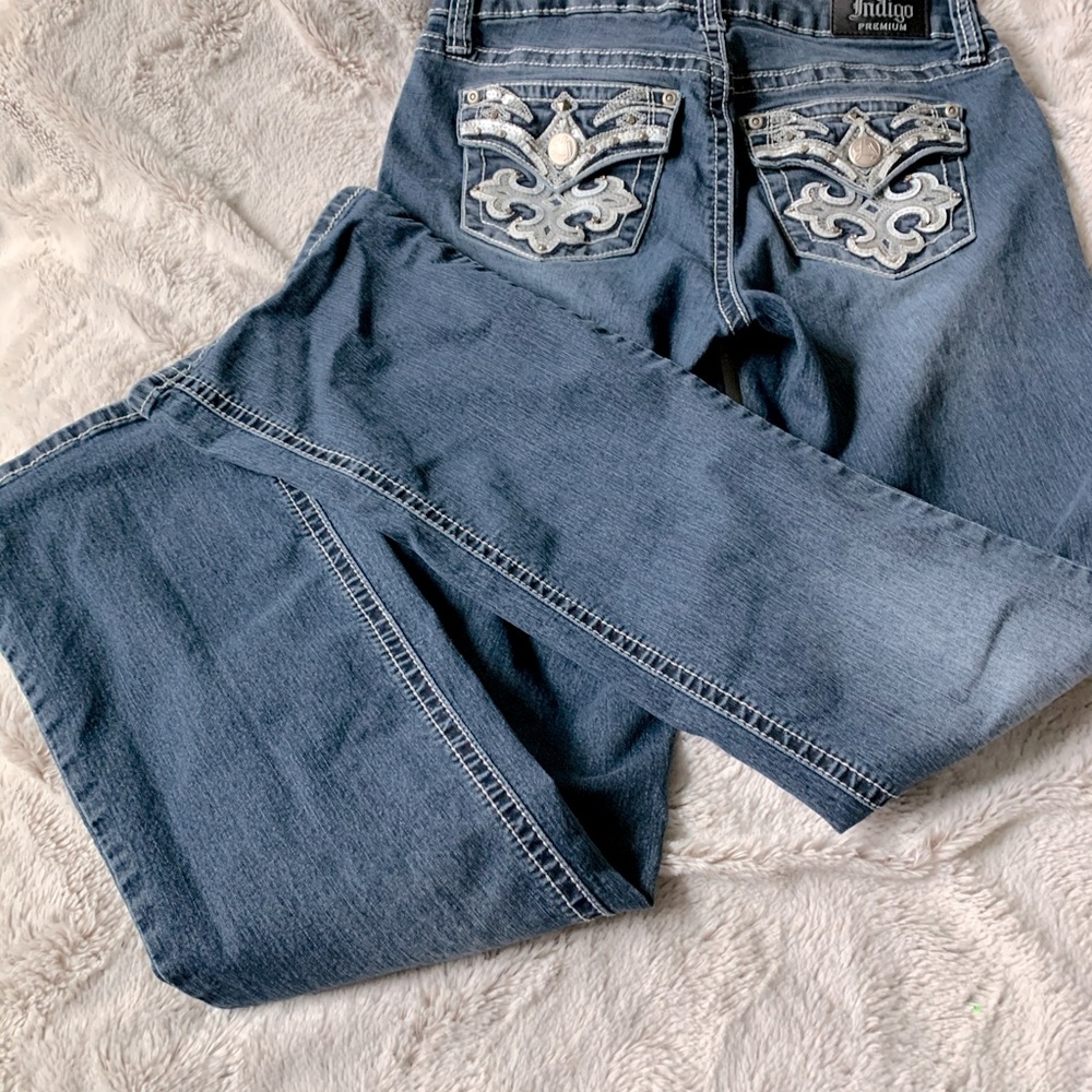 Size 4 sexy blinged out jeans!